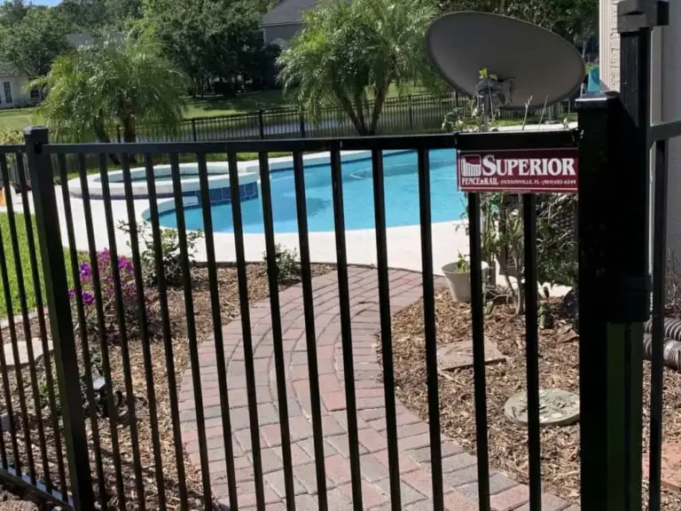 Black Heritage Aluminum Pool Fence
